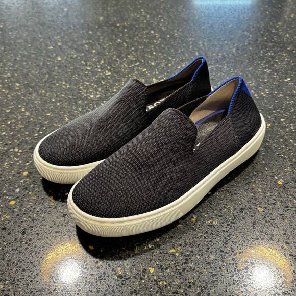 Rothy’s Original Slip On Sneakers. Black. Size 5.5 - Picture 2 of 10